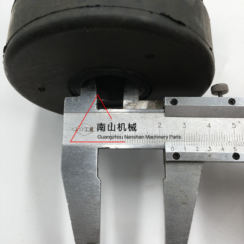 Excavator Parts Engine Foot Rubber Engine Damping Rubber Buffer Pad For ...