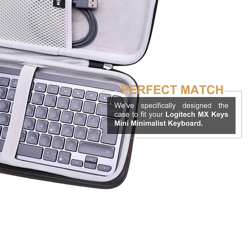 EVA Hard Case for Logitech MX Keys Mini Minimalist Wireless Illuminated ...
