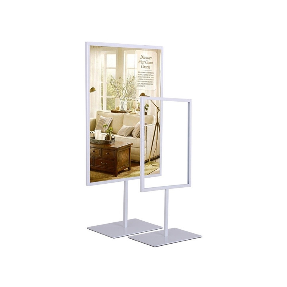 A4 Metal Iron Advertising Poster Picture Display Rack For Restaurant ...