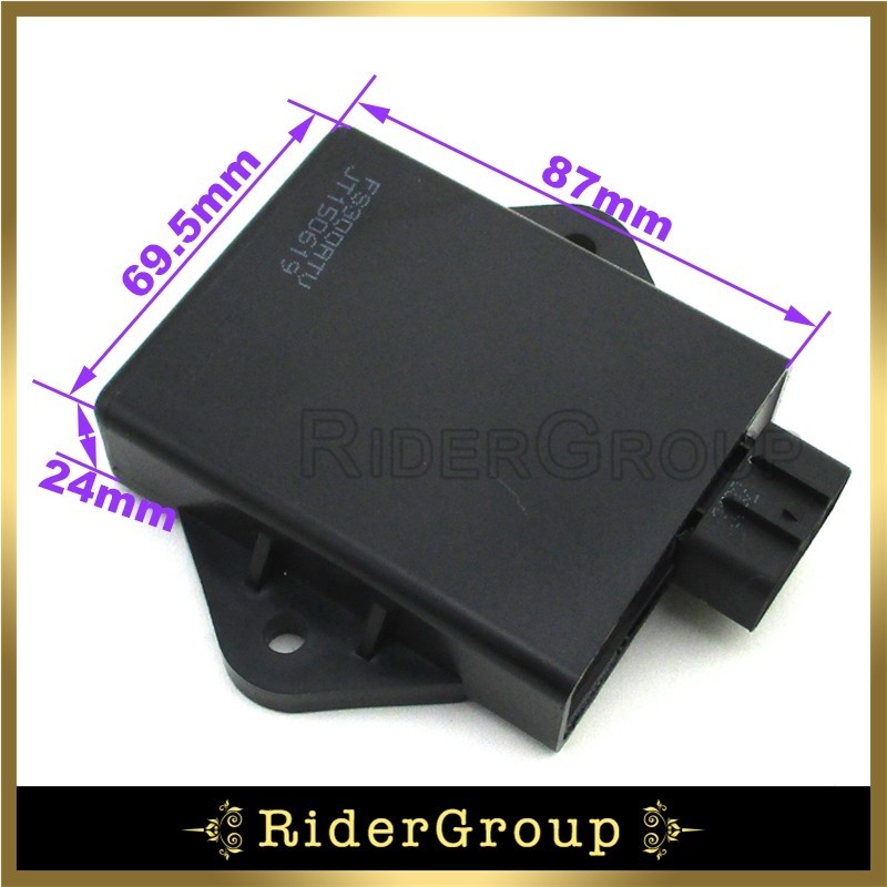 ☹Black 8 Pin DC Ignition CDI Box ECU REV For 260cc 300cc 2x4 4x4 Engine ...