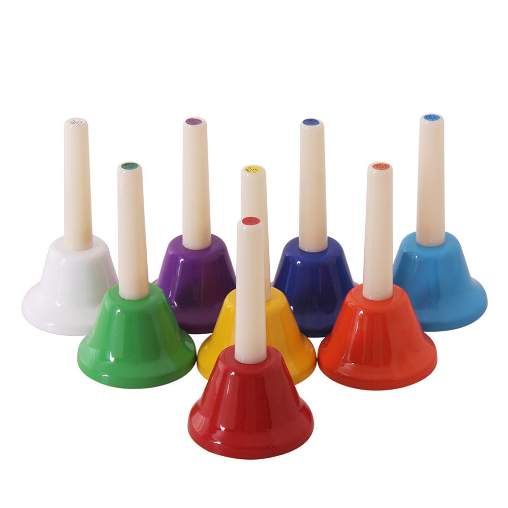 Orff 8-Note Hand Bell Shake Bells Children Early Education Handbell ...