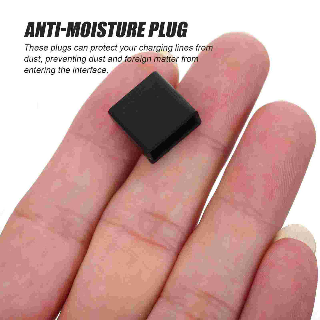 20 Pcs USB Cover Anti-dust Plug Stopper Protection Cap Data Line ...
