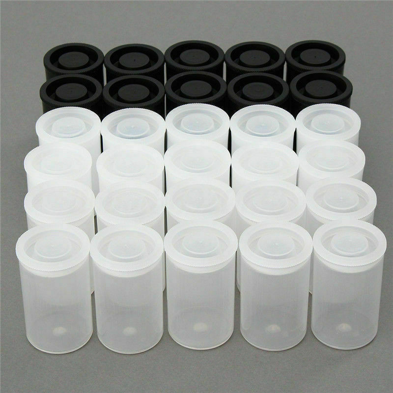 30pc~10Pc 32x54 mm Plastic Cans Empty Bottle Seal Film Case Canisters ...