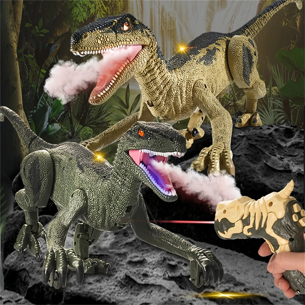 Remote Control Dinosaur Toys Kids RC Electric Walking Jurassic Dinosaur ...