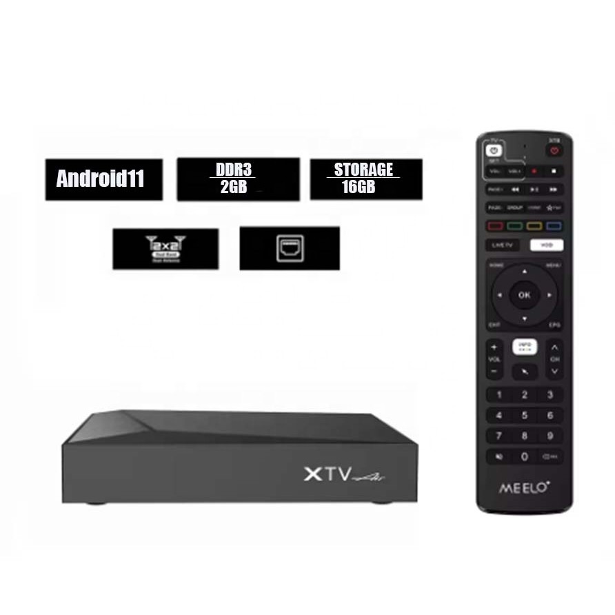 XTV AIR with BT Remote Control XTV DUO Latest Model TV Box 4K Player ...