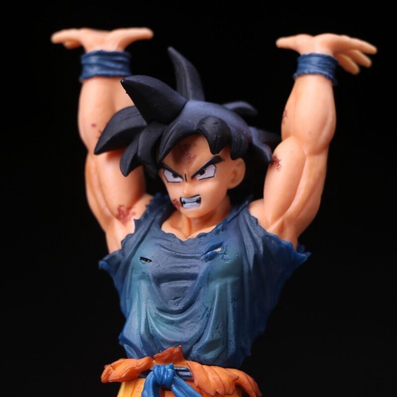 17CM Anime Dragon Ball Son Goku Figure Model Genki Bomb Action Figure ...