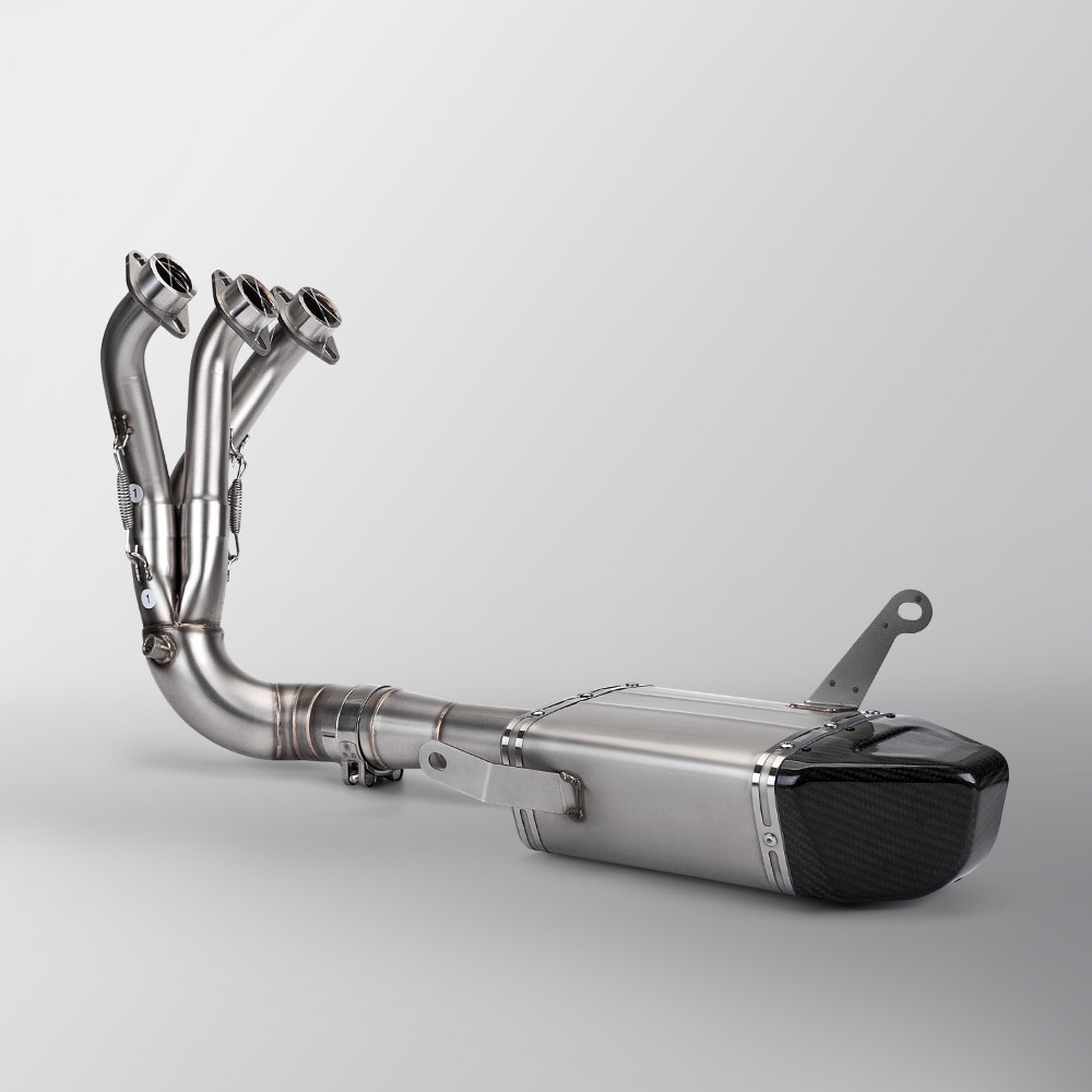 For MT09 FZ09 V3 2021-2023 XSR09 Motorcycle Exhaust system Front Tube ...