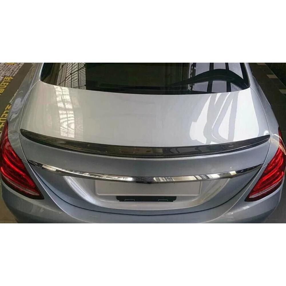 For Mercedes C W205 Glass Under Spoiler Fiber Material Rear Roof ...