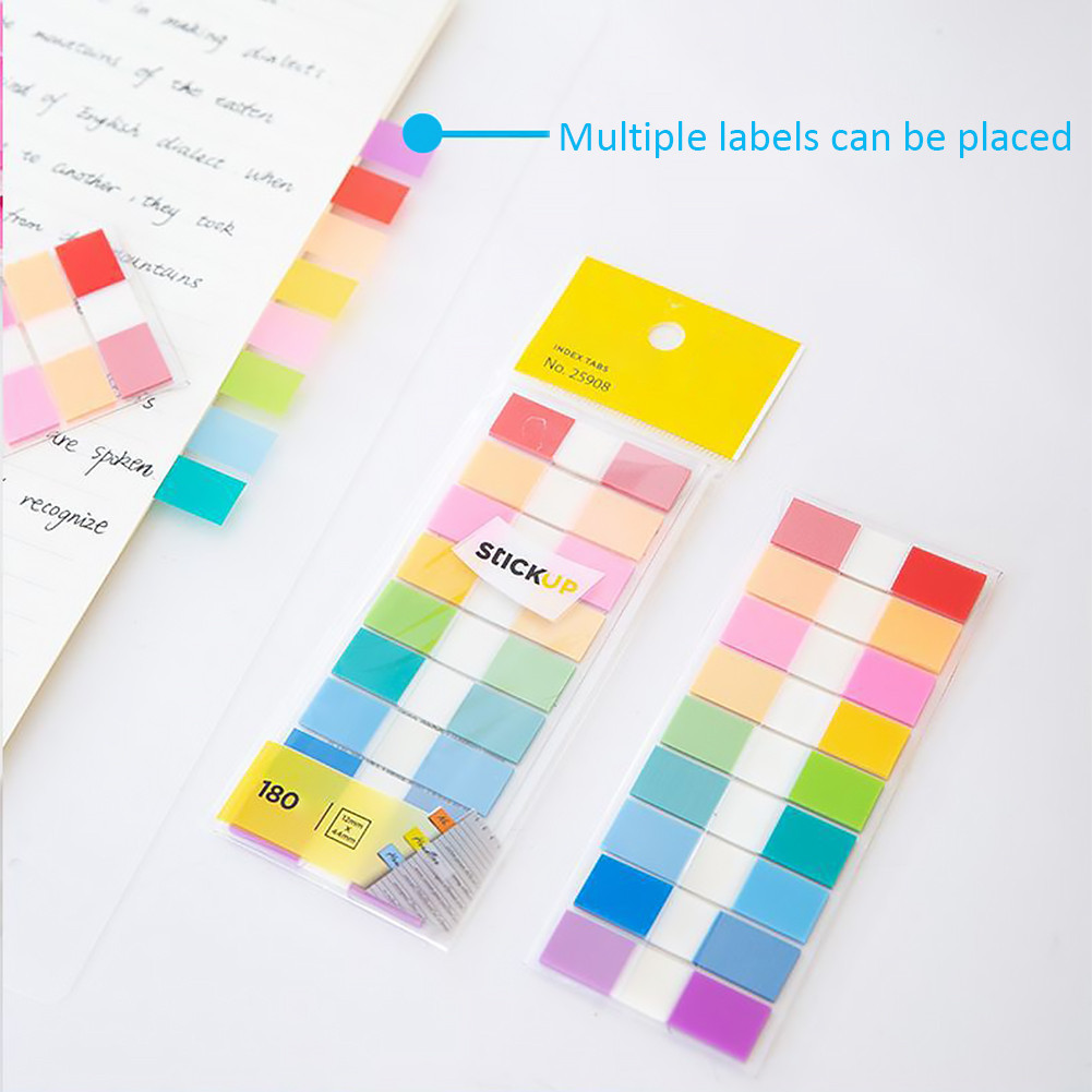 900pcs Sticky Note Studying For Bookmarks Memo School Planner Teachers ...