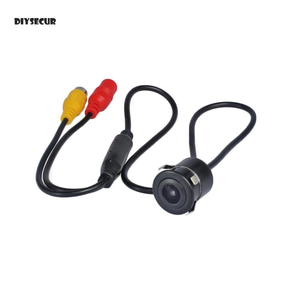 DIYSECUR 12V DC 120 degree Mini Color CMOS Reverse Backup Car Rear View ...