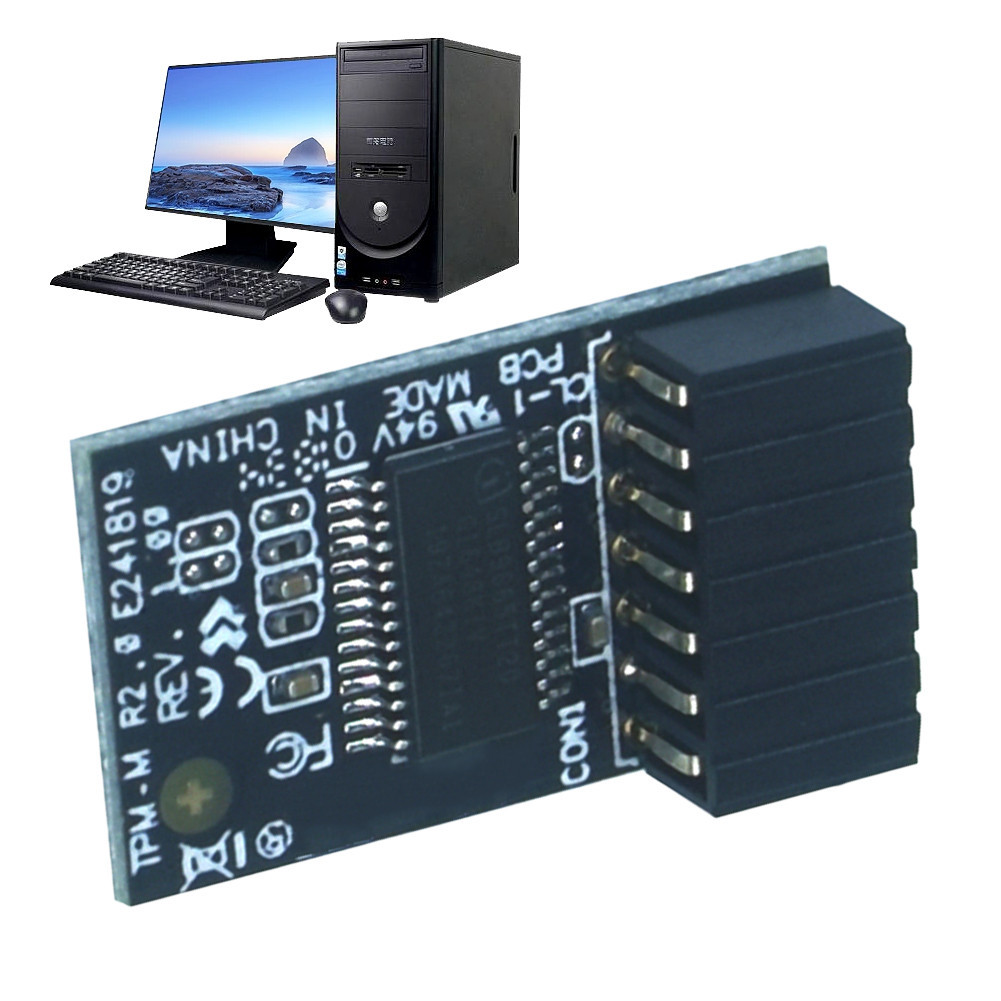 For Asus TPM-M R2.0 TPM Module 15x25mm 14-1 Pin The Trusted Platform ...