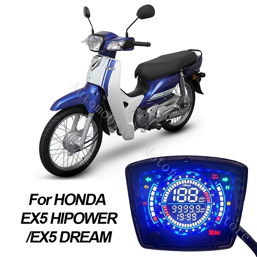 ~For HONDA EX5 HIPOWER/EX5 DREAM Speedometer LCD Digital Odometer ...