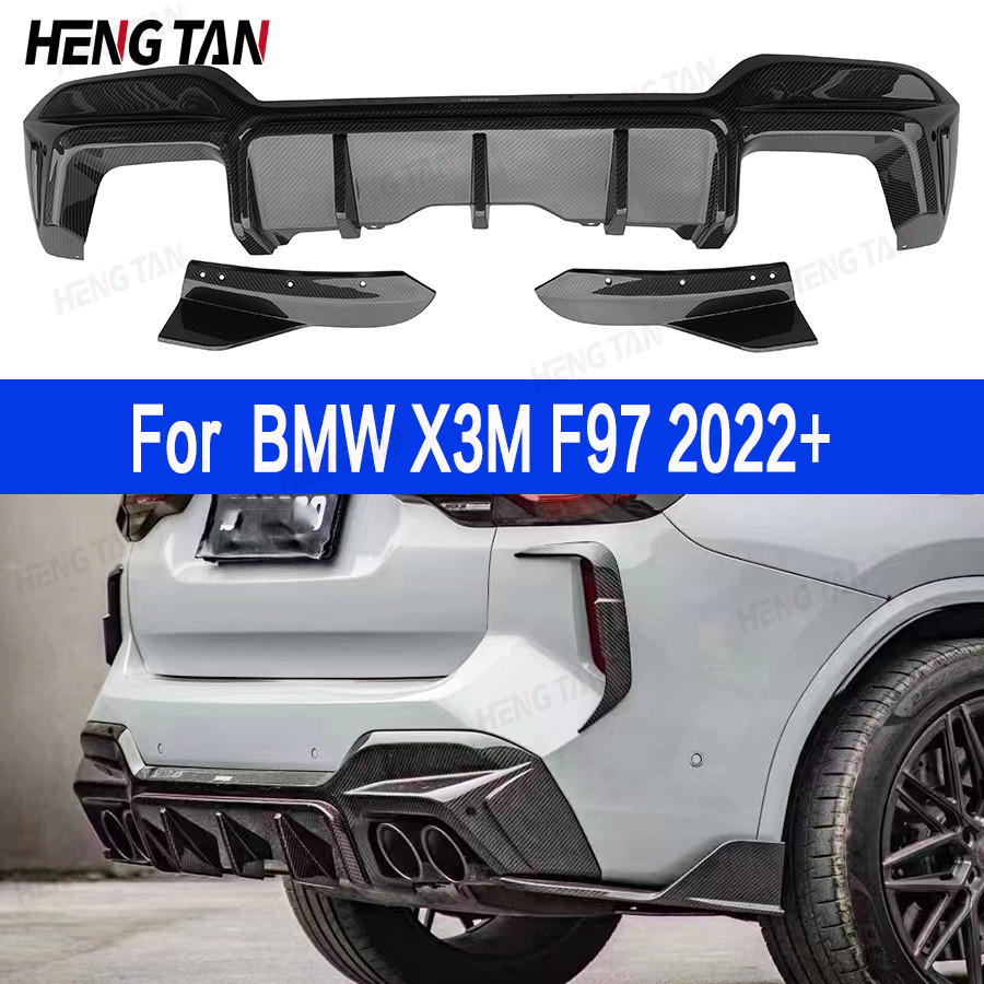 high quality Carbon fiber rear bumper diffuser For BMW X3M F97 2022 ...