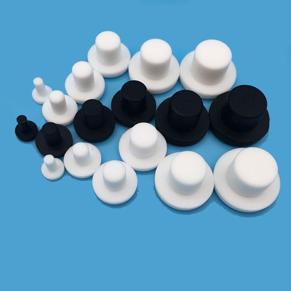 10PCS 2.7mm-14mm Silicone Rubber Male Hole Caps T Type Plug Stopper ...