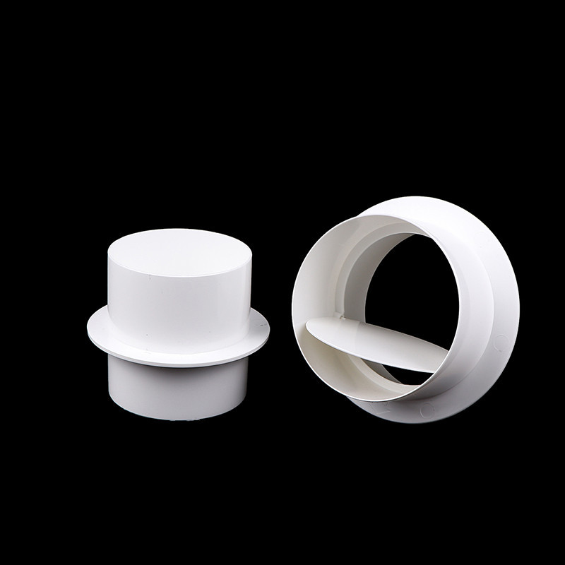 PVC Pipe Exhaust Check Valve Draft Blocker Duct Connector Damper ...