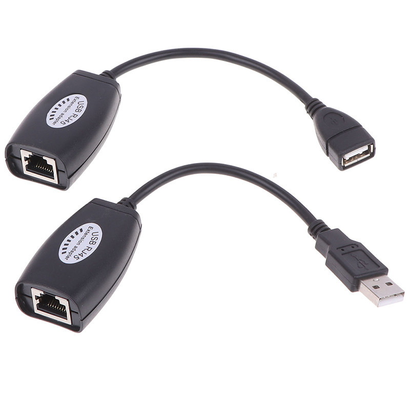 ღUSB UTP Extender Adapter Over Single RJ45 Ethernet CAT5E 6 Cable Up to ...
