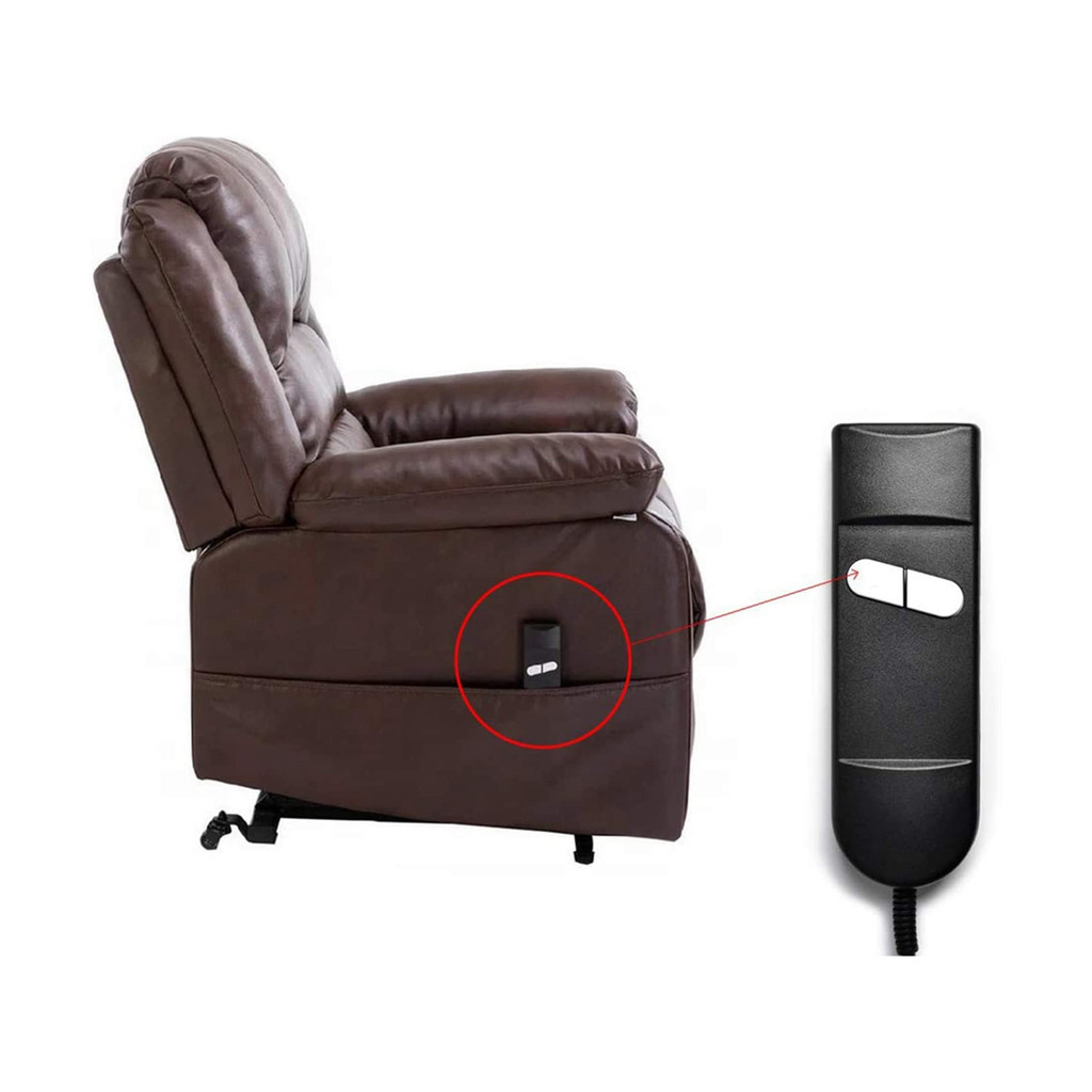 Lift Chair Remote Replacement, 5 Pin 2 Button Power Recliner Remote ...