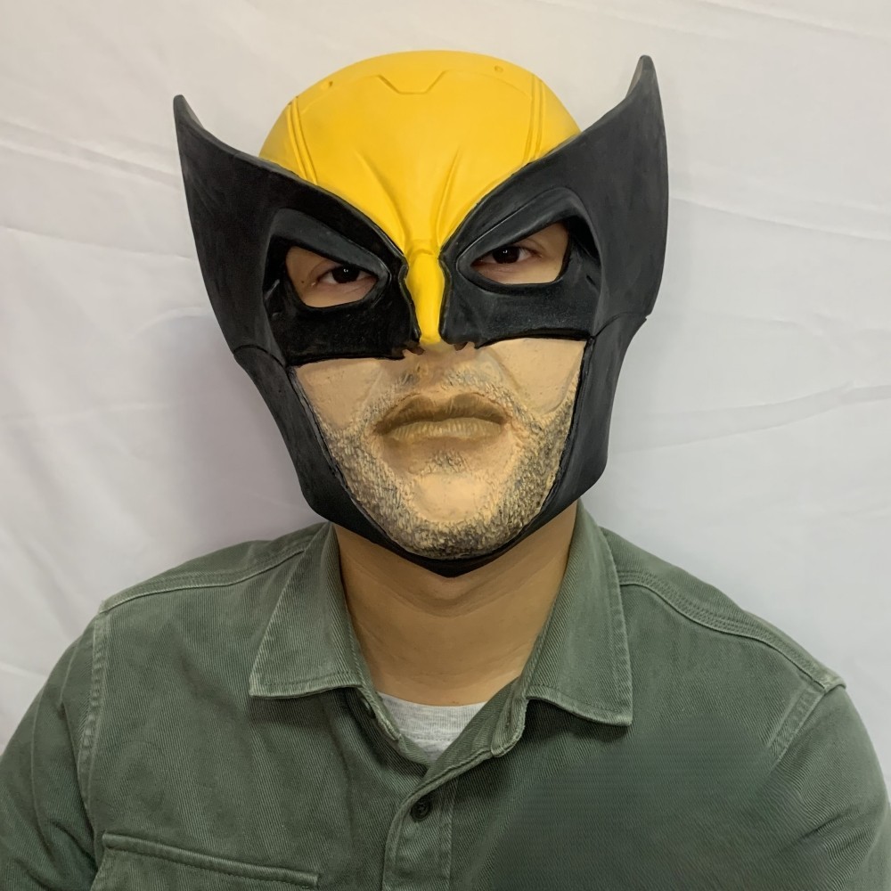 Cosplay Wolverine Mask James Howlett Latex Full Face Masks Movie Wolf ...
