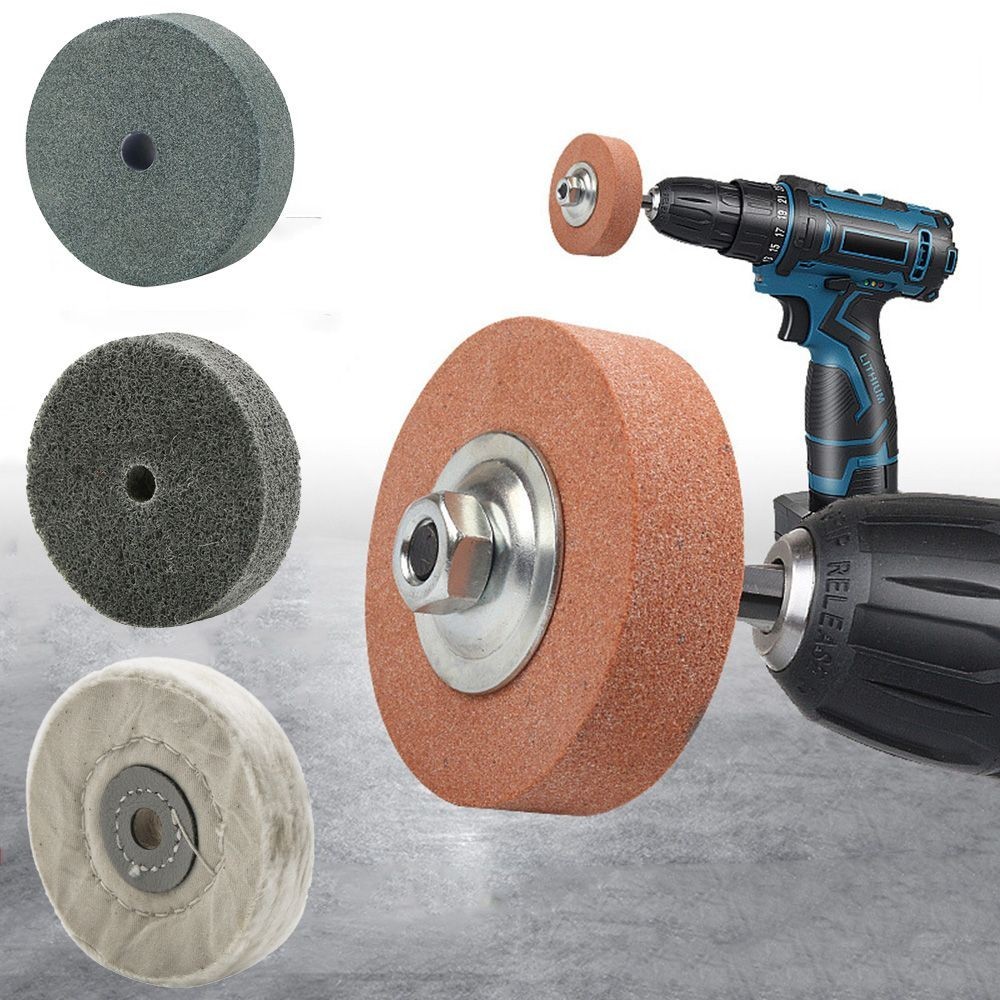 Polish 1Pcs Abrasive Metal Cotton Polishing Machine Grinding Disc ...