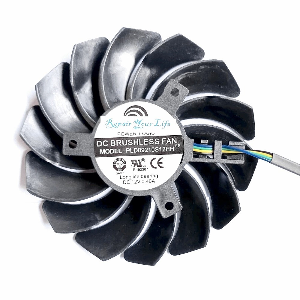 5Pair/Lot GPU VGA Cooling Fans for MSI RX 470 480 570 580 Armor ADEON ...