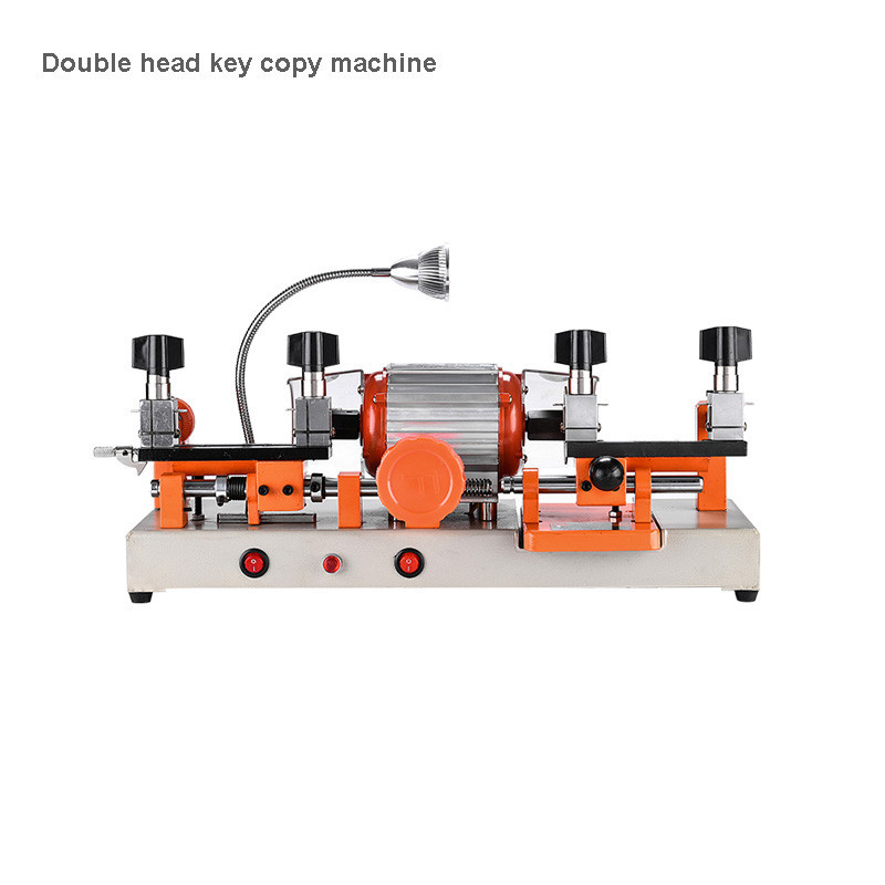 ☫220V Horizontal Key Cutting Machine Double Head Key Copy Machine For ...