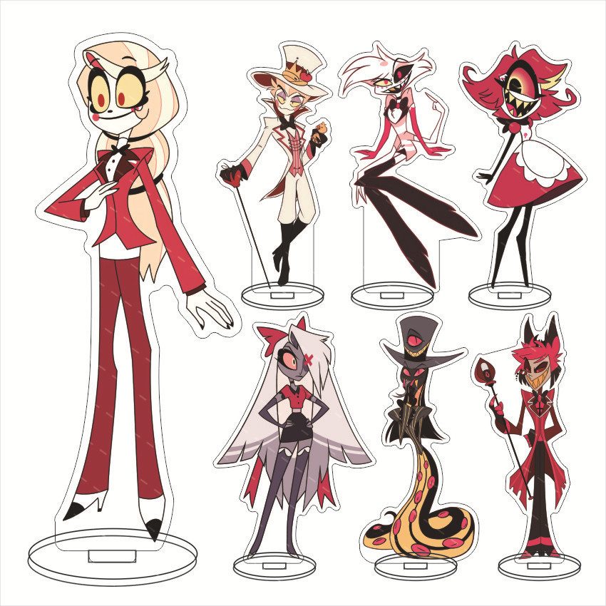 Anime Hazbin Hotel Charlie Morningstar Cosplay Stand Acrylic Figures ...