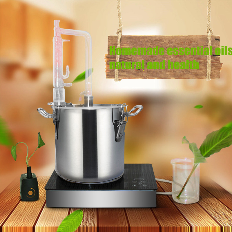 Home & Bar Tools 10L Essential Oil Distiller DIY Rose Hydrosol Machine ...
