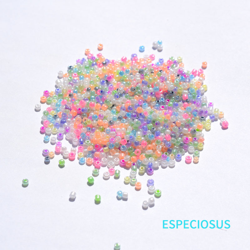 2mm Jewelry Making Glass Seed Spacer Small Beads Multi Pearl color ...