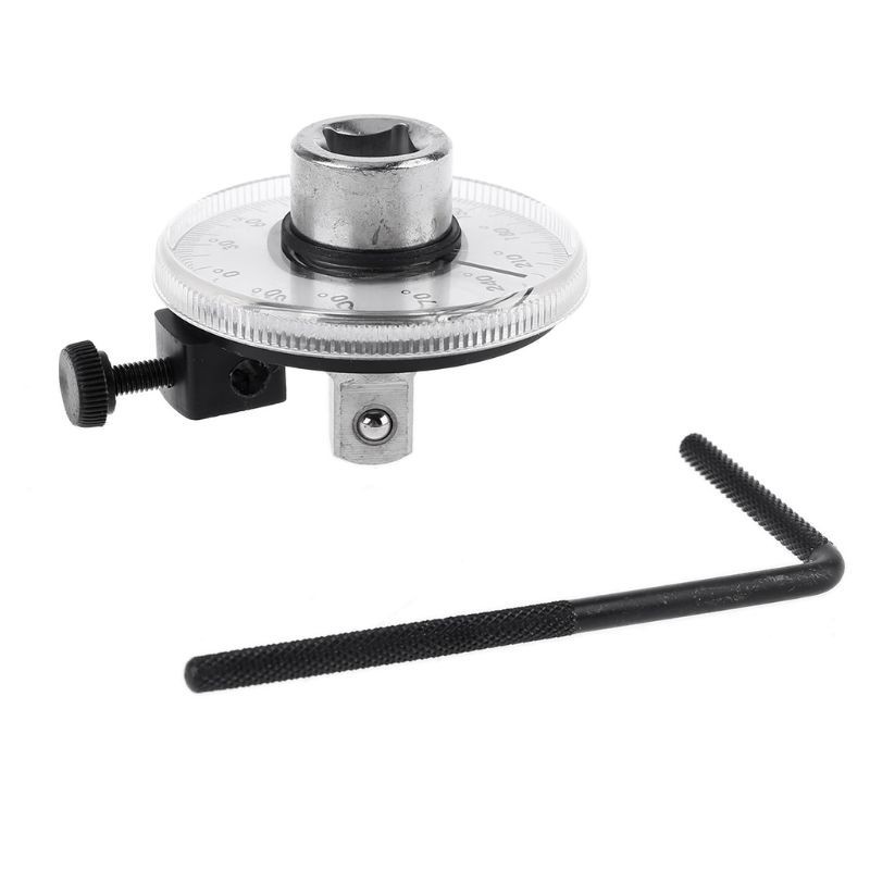 Torque Ruler Protractor 360 Degree Inch Meter Auto Rotation Measure ...