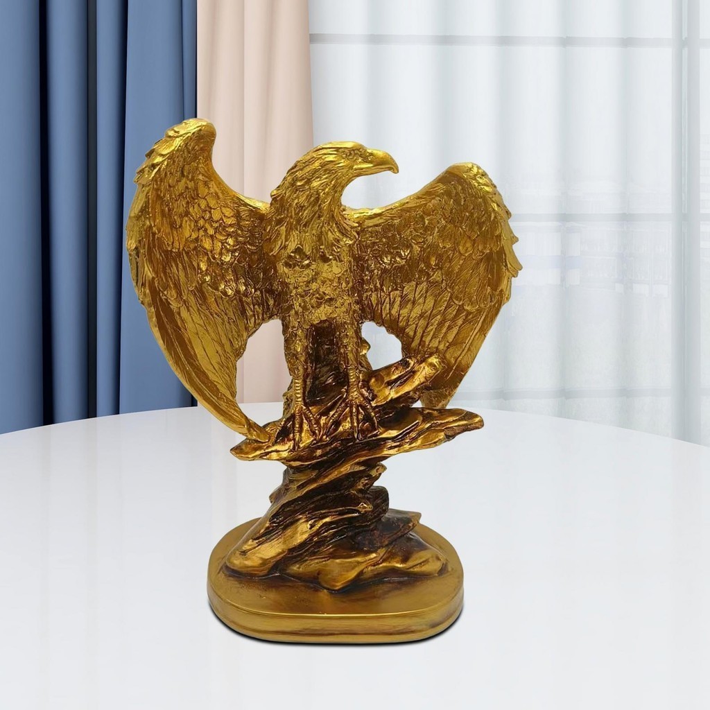 Eagle Statue Modern Gift Display Eagle Sculpture for Bookshelf Desk ...