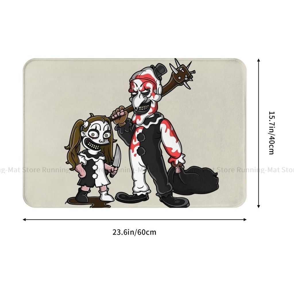 Terrifier Horror Films Bedroom Mat Art The Clown Doormat Living Room ...