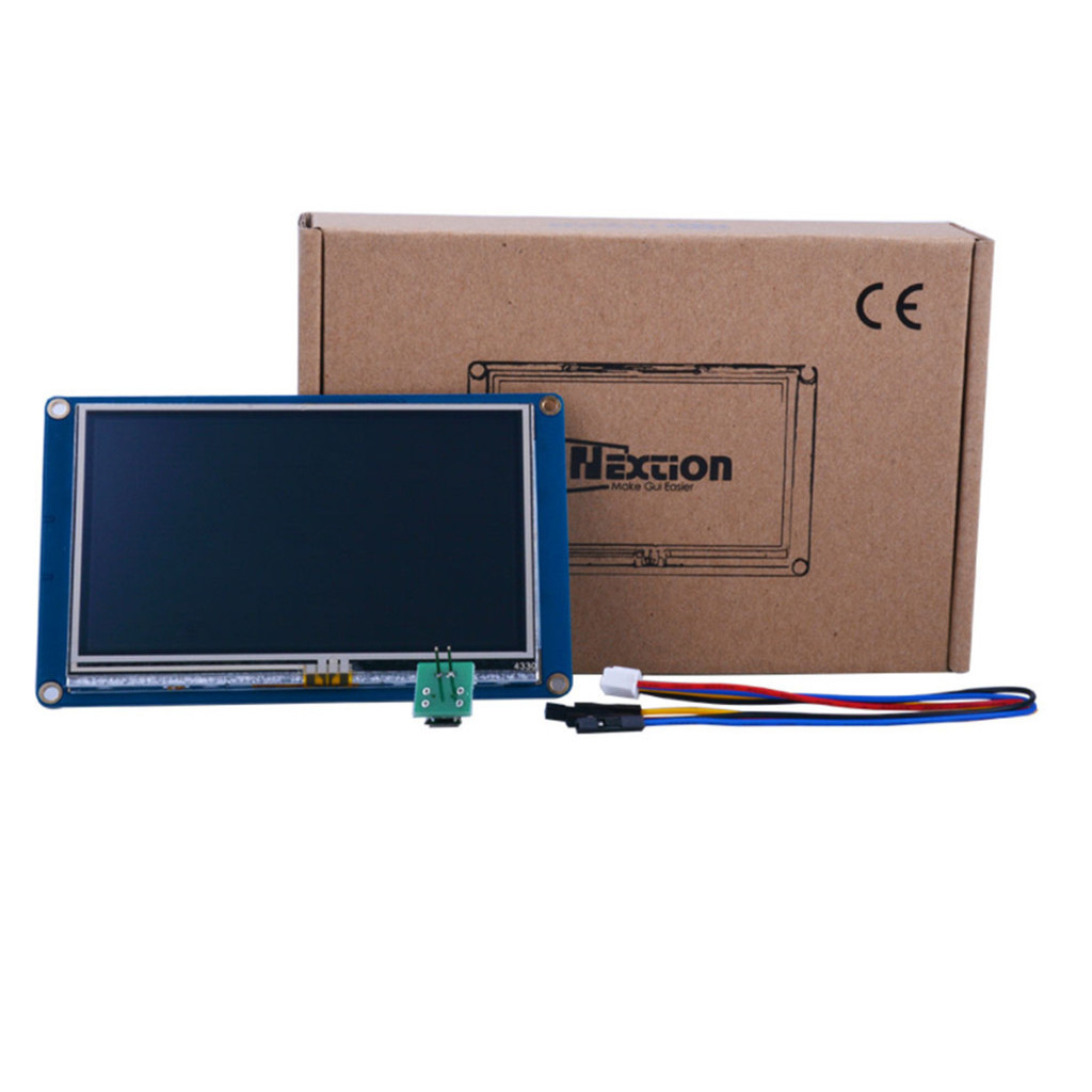 Nextion NX4827T043 4.3 HMI Smart USART UART Serial Touch TFT LCD Panel ...