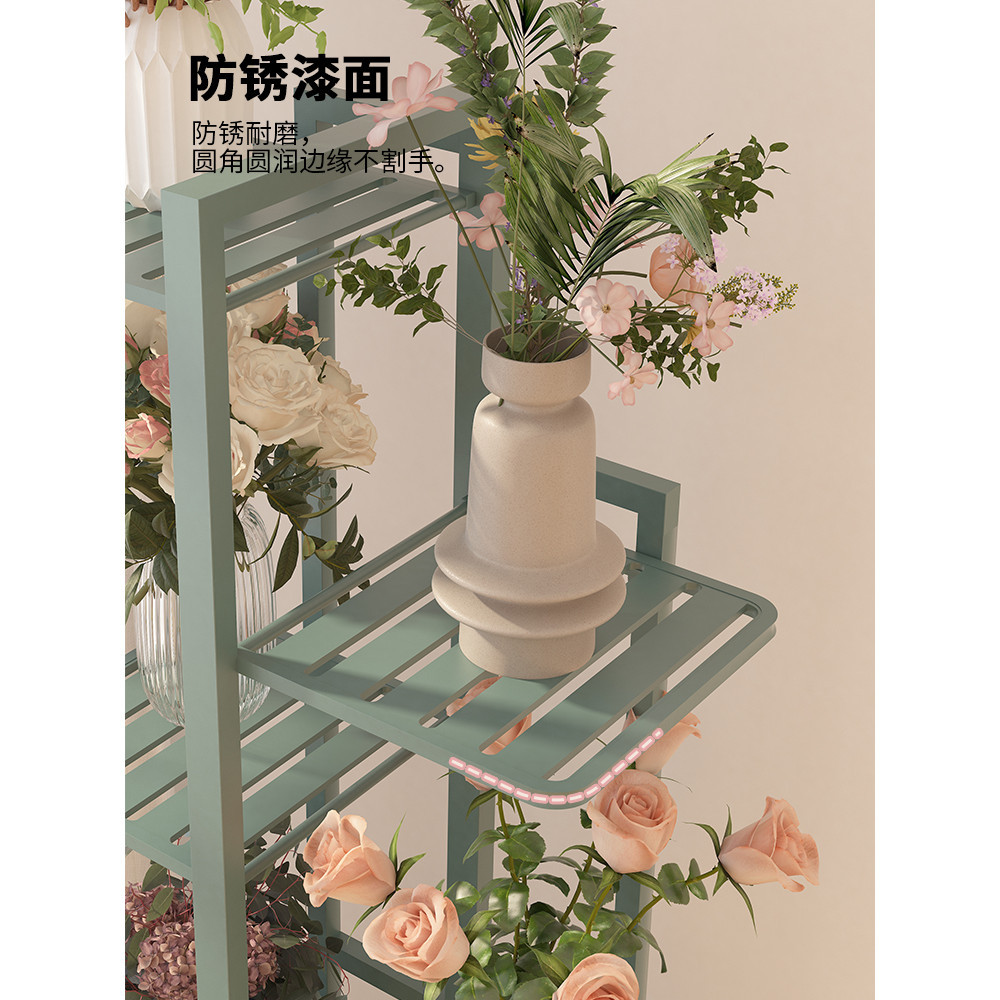 웃Flower racks, green pineapples, multi-level ground wheels, iron flower ...
