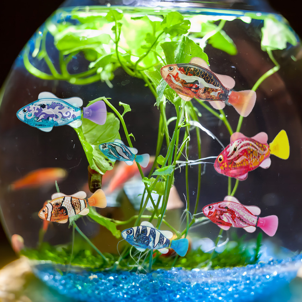 Cat Toys Mainan Robot Ikan Elektrik/ Swimming Fish Activated Battery ...