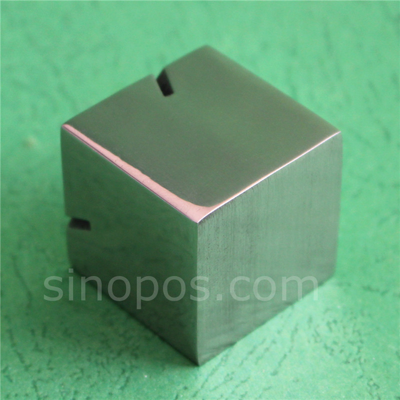 Slotted Steel Cube Sign Holder, heavy card clip base table number rack ...