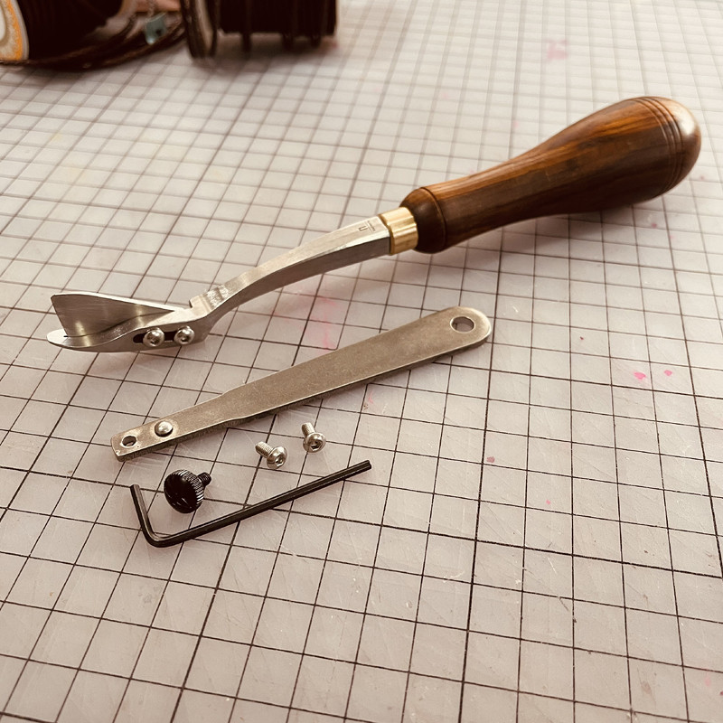 leather Craft Hemming Edging Strip Finishing Making Curved Lines ...