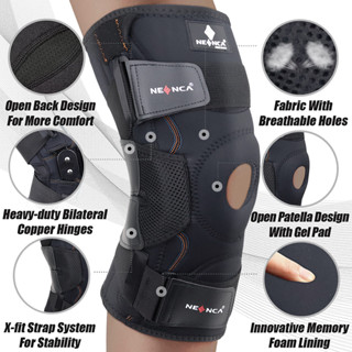 Hinged Knee Brace Support for Men and Women Knee Pain Arthritis ACL ...