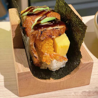 IMIKEYA 3 Pcs Wooden Sushi Tacos Rack
