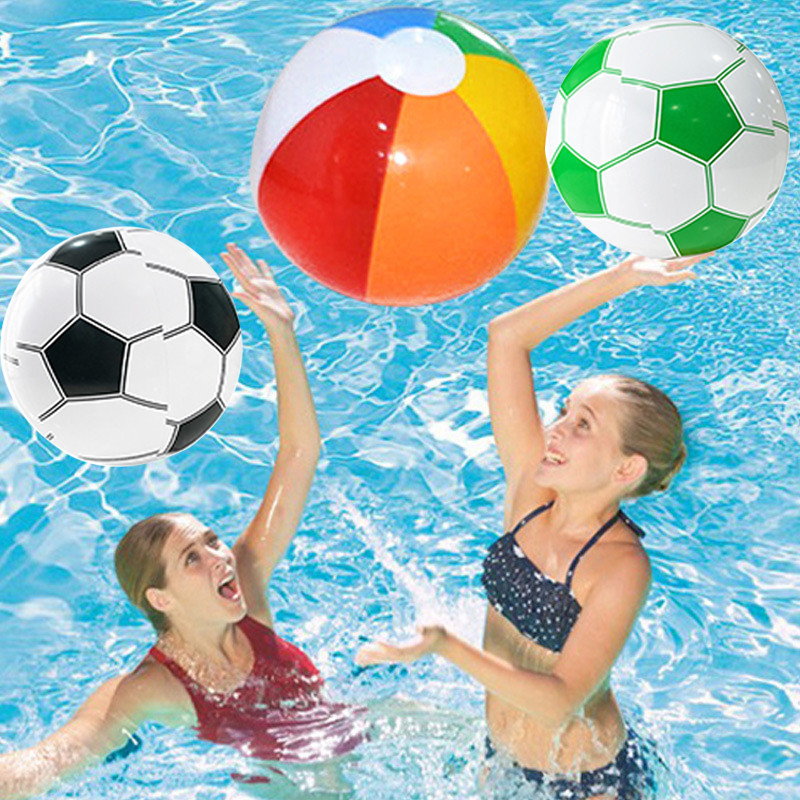유3 Unit Outdoor PVC Inflatable Beach Ball with Six Colors Adult and ...