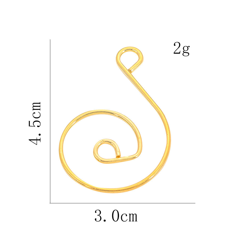 20pcs Note Hooks Christmas Pendant Connector Multi Kinetic Metal S Hook ...