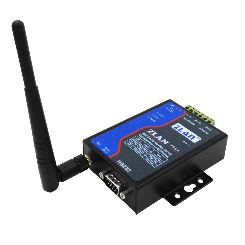 TCP/IP Naar Seriële Converter RS232/RS485/RS422 Naar RJ45 Ethernet Converter - Industriële Rail-mount, Geïsoleerde Serial Server Rail-mount Protocol Converter