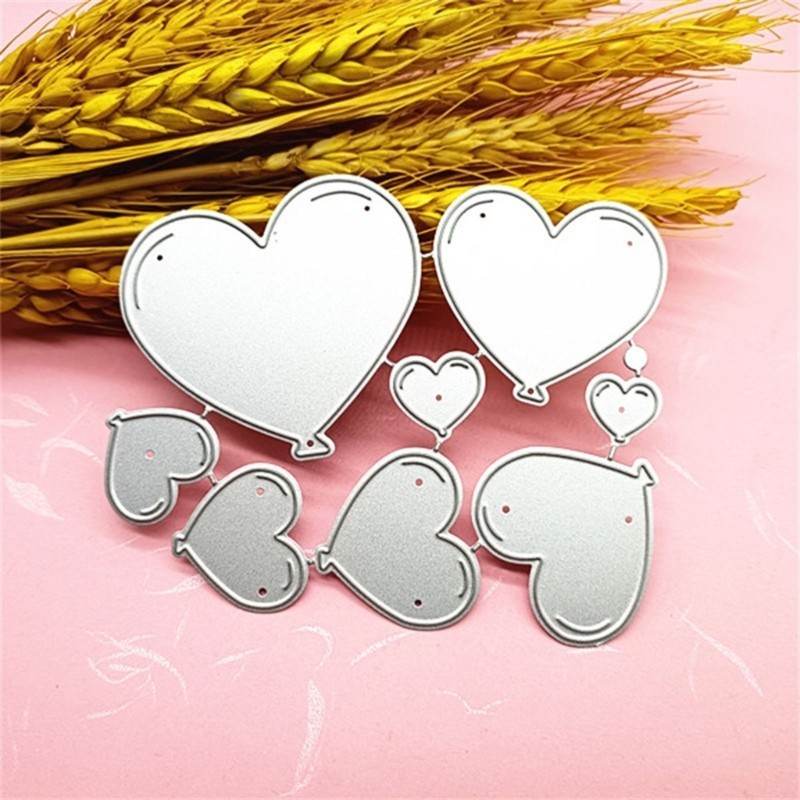 Metal Die Cuts Heart Embossing Stencil Cutting Dies for Card Making ...
