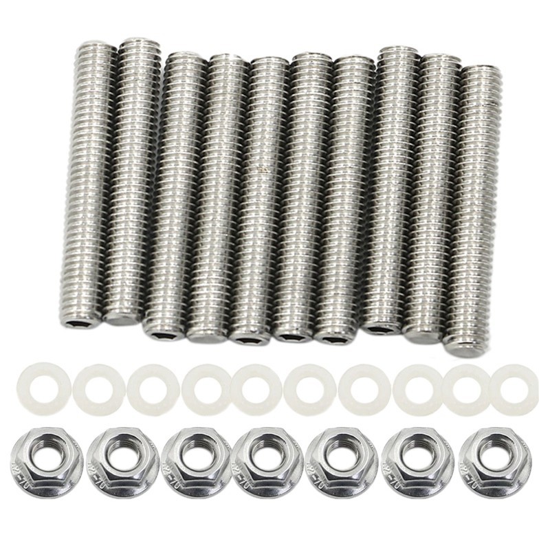 Performance Intake Manifold Extended Stud Studs Bolt Kit B D H F B18 Gsr Si