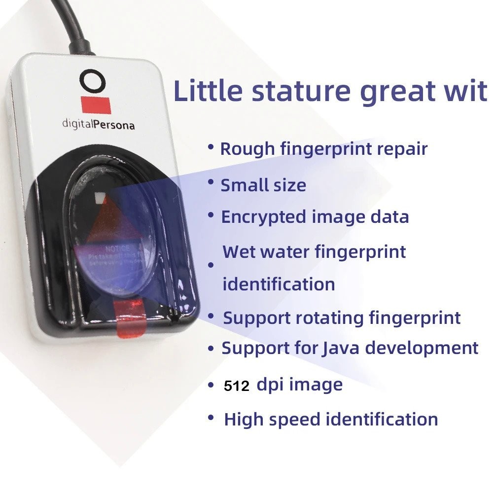 Digital Personal USB Biometric Scanner Finger Reader URU4500 Free SDK ...