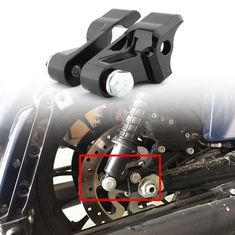 CNC Aluminum Black Motorcycle Rear Shock Lowering Kit 1\