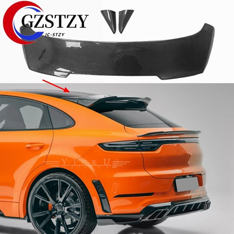 Spoiler For Porsche Cayenne Coupe 9Y0 2019-2023 Real Carbon Fiber ...