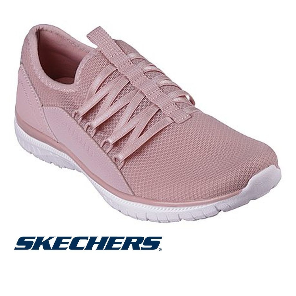 Skechers Womens Virtue Mesh Extended Flat Bungee Slip On Shopee Philippines