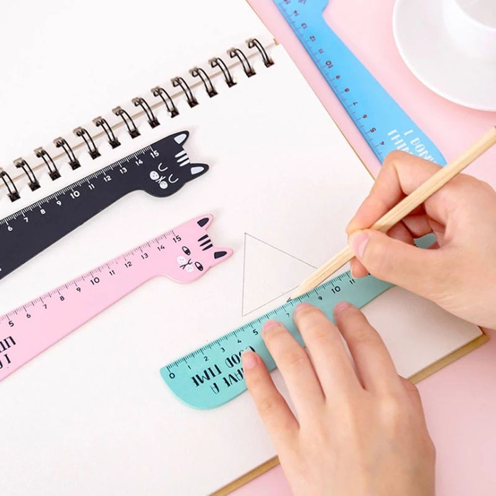 Gift Office Tool Measuring Tool Student Stationery Animal Cat Shape ...