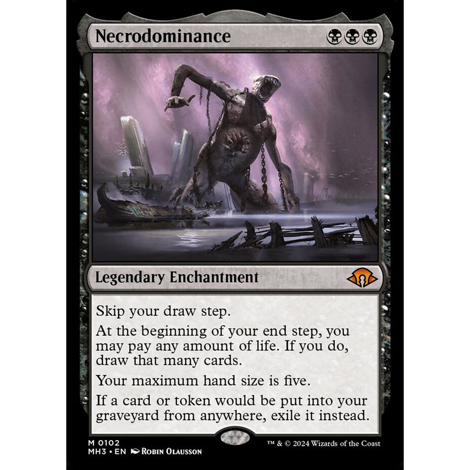 MTG Proxy Card - Necrodominance | Modern Horizons 3 (MH3) | Shopee ...