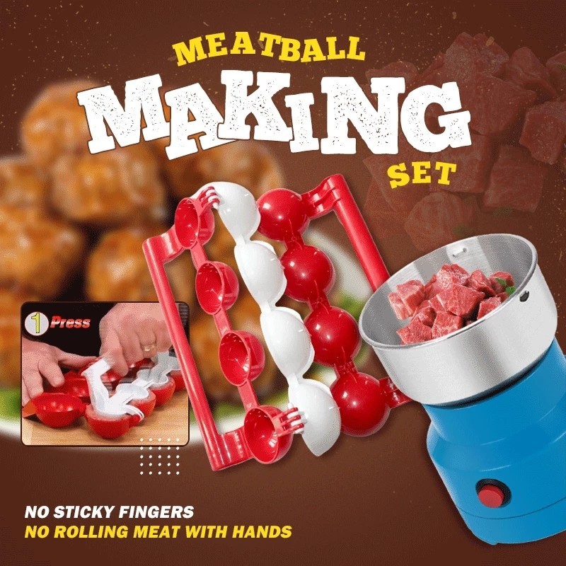 Meatball Making Set Making Round Tool Kitchen Meatball Maker Meatball ...